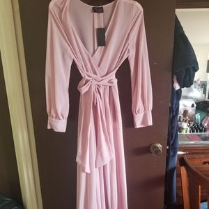 Maxi sheer dress with shorts